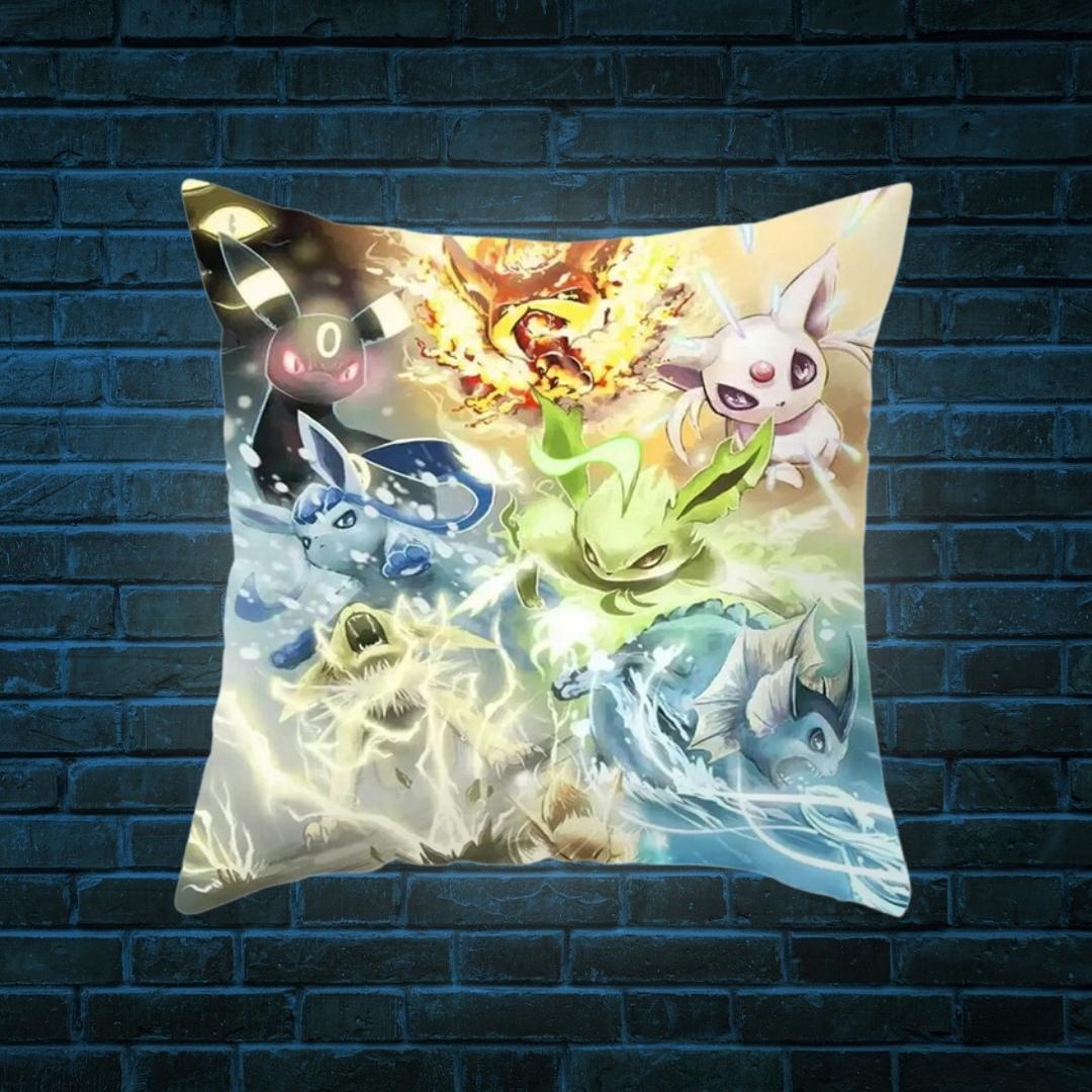 Alternate Art Eevee Evolutions Cushion